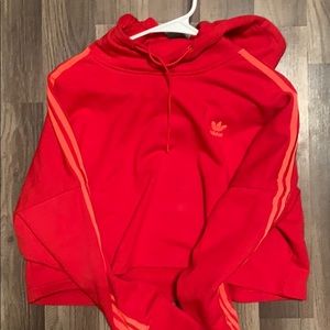 Crop top adidas hoodie